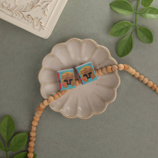Titled Stud Earrings - Madeline Miller - The Song of Achilles