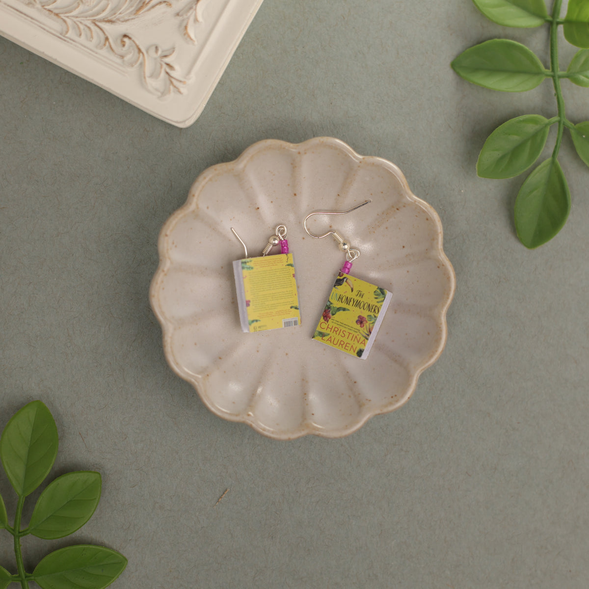 Titled Dangle Earrings - Christina Lauren - The Unhoneymooners