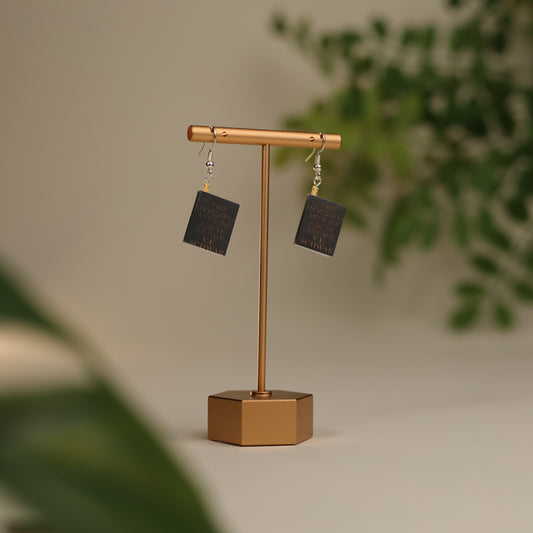 Titled Dangle Earrings - V.E. Schwab - The Invisible Life of Addie Larue
