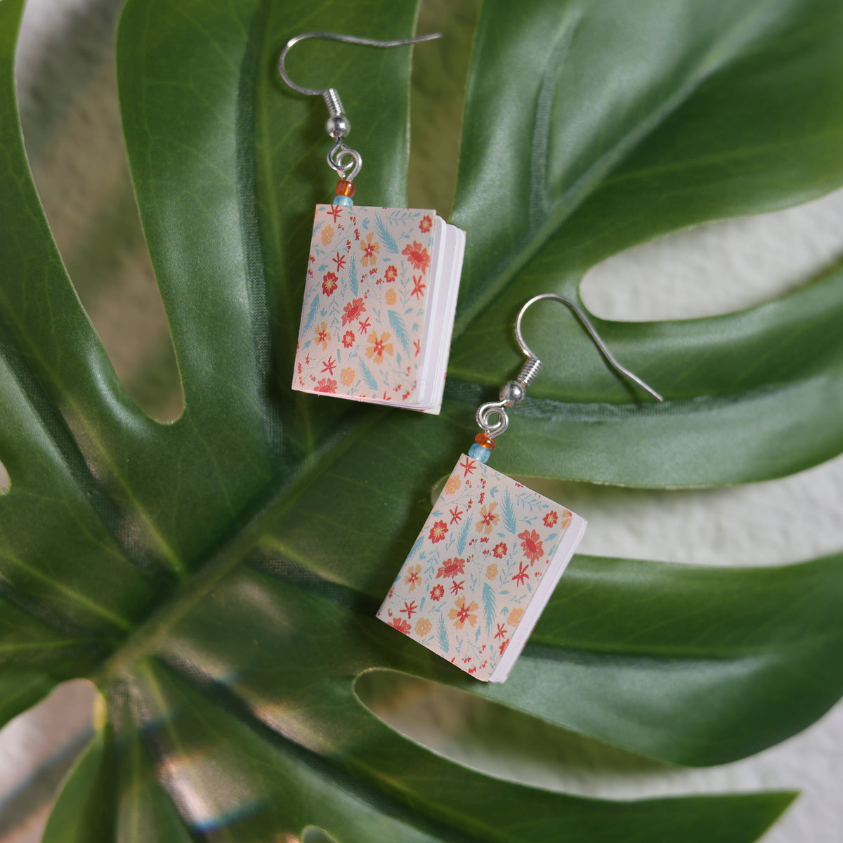 Floral Dangle Earrings - Seaside Meadow