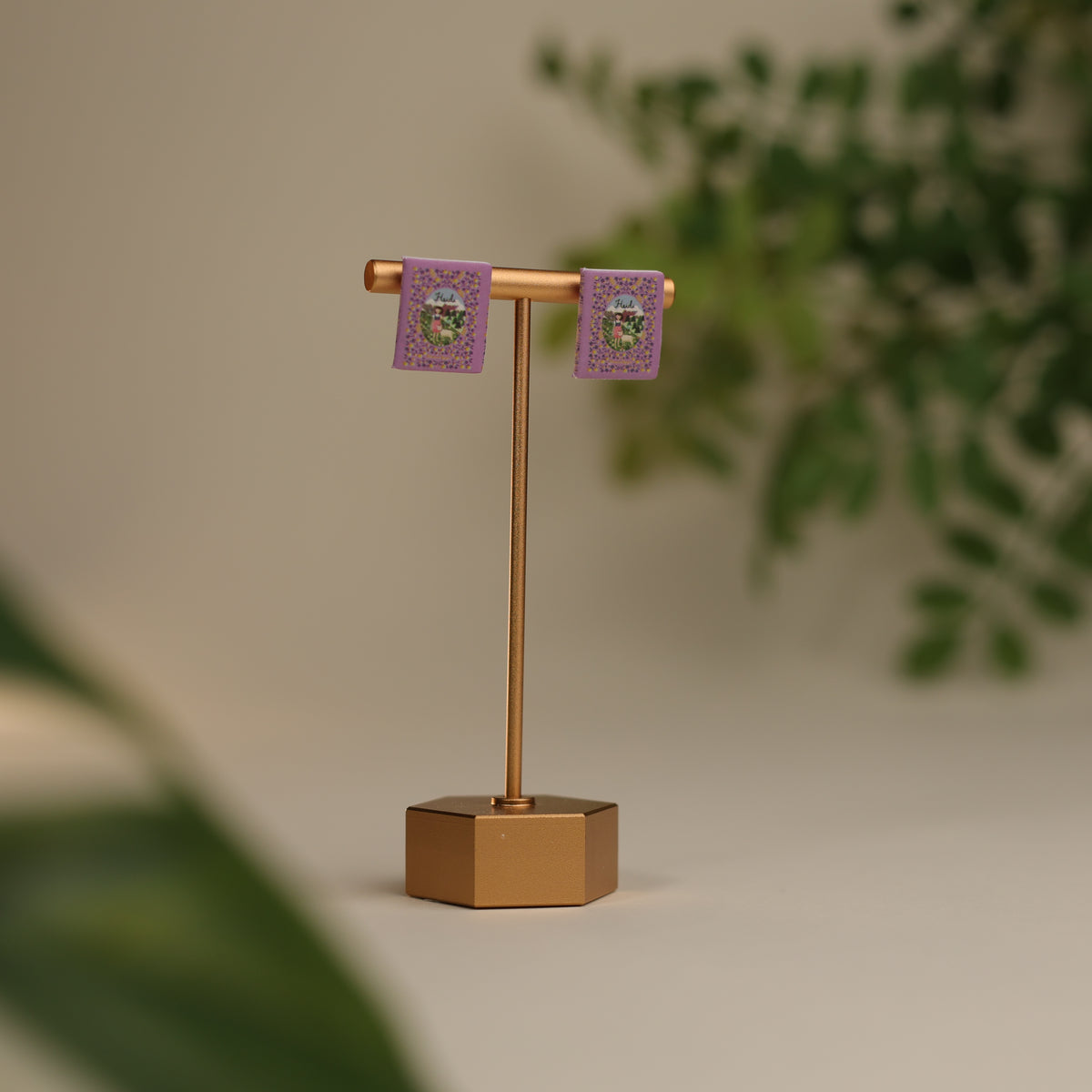 Titled Stud Earrings - Johanna Spyri - Heidi