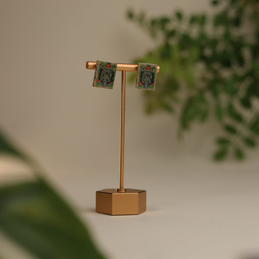 Titled Stud Earrings - Ronald Dahl - James and the Giant Peach