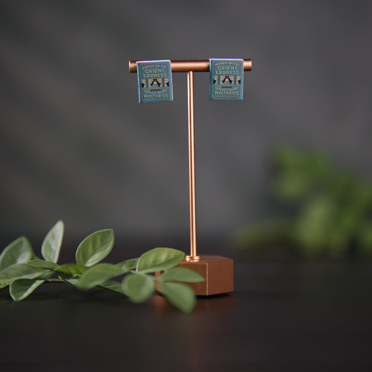 Titled Stud Earrings - Agatha Christie - Murder on the Orient Express