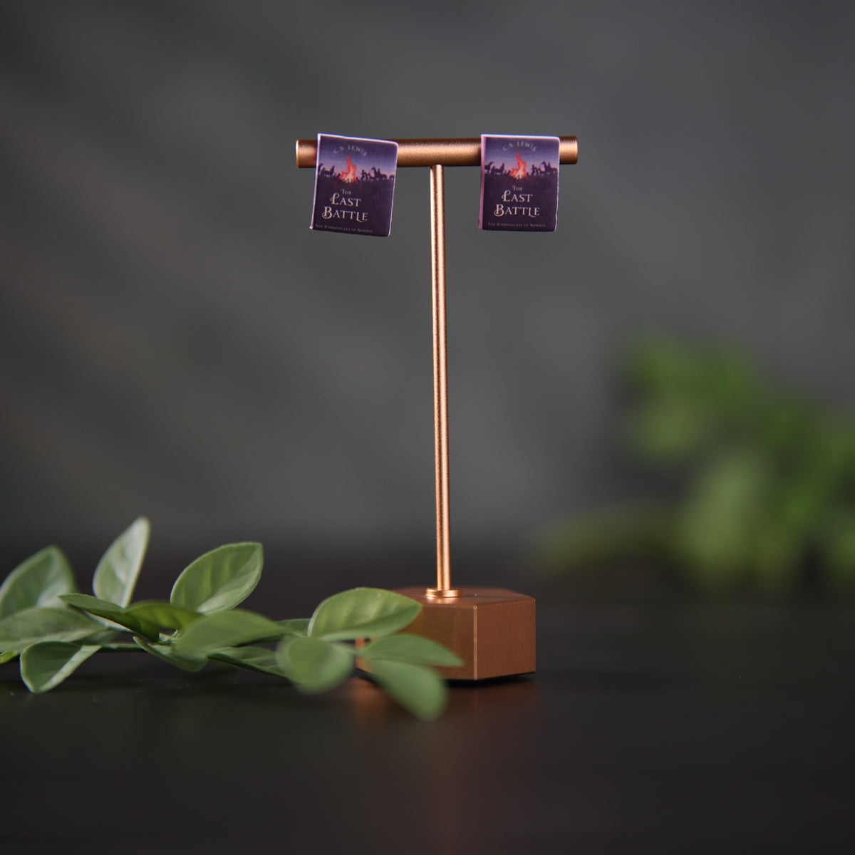 Titled Stud Earrings - C.S. Lewis - The Last Battle