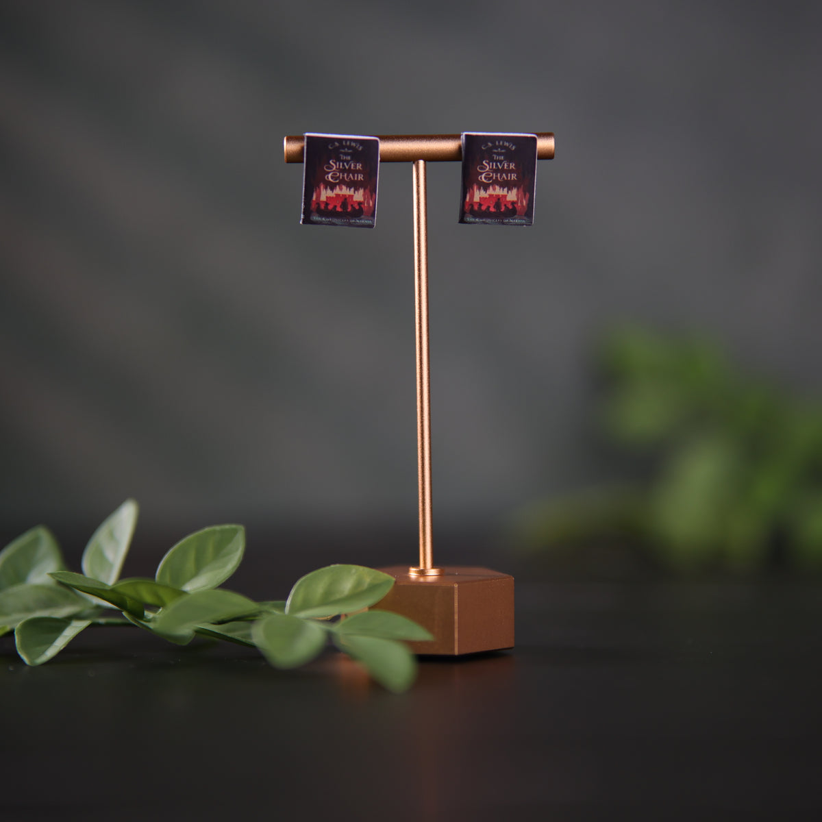 Titled Stud Earrings - C.S. Lewis - The Silver Chair