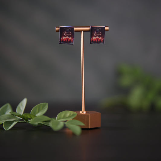 Titled Stud Earrings - C.S. Lewis - The Silver Chair