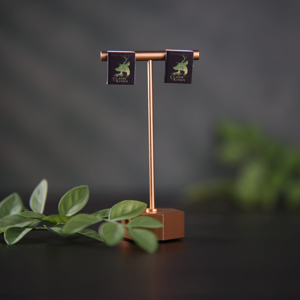 Titled Stud Earrings - George R.R. Martin - A Clash of Kings