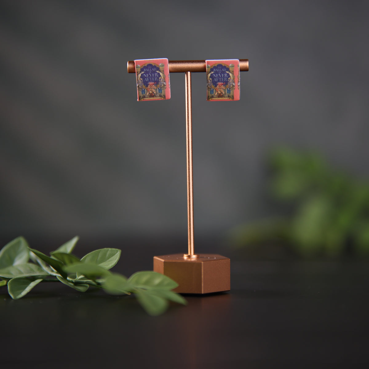 Titled Stud Earrings - Stephanie Garber - The Ballad of Never After